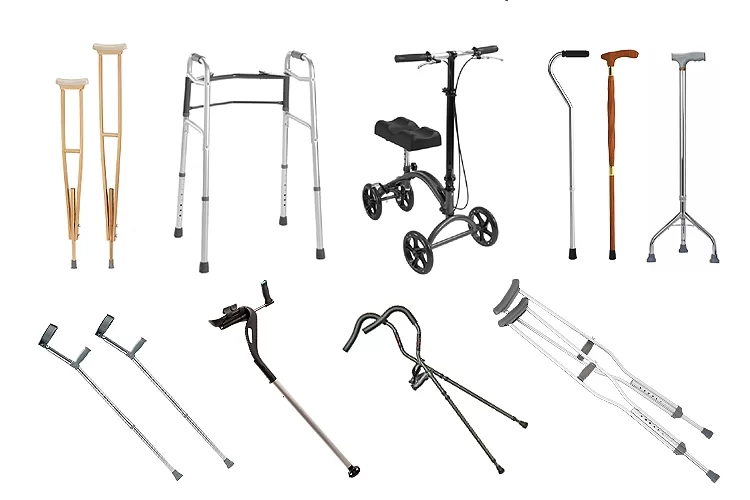 وسایل کمکی راه رفتن | کدام یک از وسایل کمکی مناسب‌تر است؟