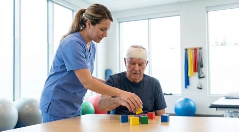 کاردرمانی ضربه مغزی