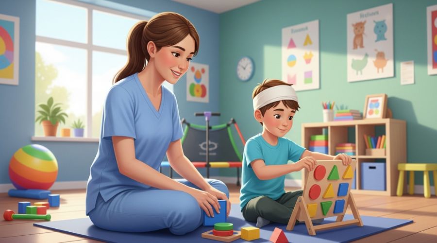 کاردرمانی ضربه مغزی در کودکان